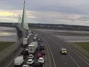 Mersey Gateway Bridge closed northbound after multi-vehicle crash