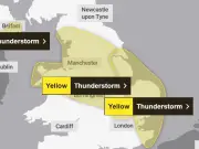 Met Office extends thunderstorm warning as heavy rain hits Greater Manchester