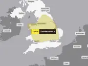 Met Office issues 15-hour thunderstorm warning for Merseyside