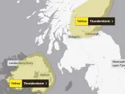 Met Office issues thunderstorm warnings for 22 UK areas