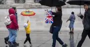 Met Office maps show 107 areas hit by Monday showers