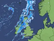 Met Office maps show rain band sweeping UK this weekend