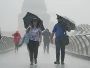 Met Office names 107 areas facing heavy showers on Monday