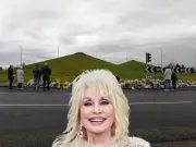 MSP fooled by AI image of Dolly Parton tributes at Stepps roundabout