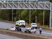 Mum credits 'guardian angels' after son survives M50 head-on crash