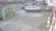 Mum ploughs car into mass brawl after teen stamps on man's head
