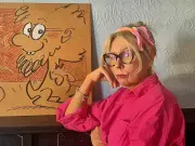 Mum 'possessed' by Rolf Harris' ghost who makes her draw sinister sketches