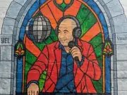 Mural Honours Bigg Market Legend Chris the Disc at Newcastle Pub