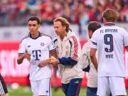 Musiala collapses again as Bayern players rush to help
