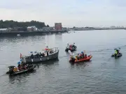 MVS volunteers join nurdle clean-up in River Tyne after collision