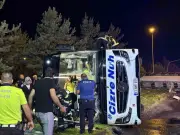Nearly 40 injured in coach and fuel tanker crash in Turkey