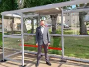 New bus shelter installed at popular Motherwell stop