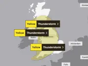 New thunderstorm warning for Greater Manchester with hail and 45mph winds