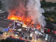 Newport Fire: Ten Engines Battle Blaze at Star Trading Estate