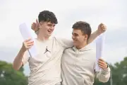 NI A-level top grades rise as students celebrate results