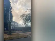 Northenden house fire: Crews tackle blaze on Norleigh Road