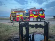 Northumberland wildfire warning after disposable barbecue bin fire