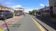 Oldham biker falls after police chase near-miss with pedestrian
