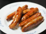 One air fryer method for juicy sausages with no oil
