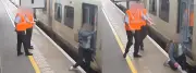 Passenger falls between platform and train at Hitchin Station