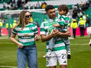 Perrie Edwards wore Celtic shirt as Oxlade-Chamberlain sealed return