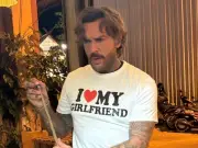 Pete Wicks wears 'I love my girlfriend' T-shirt for Olivia Attwood