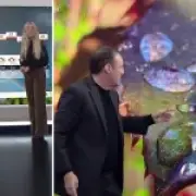 Peter Kay crashes BBC weather report again, leaves presenter speechless