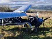 Pilot seriously injured in Powys plane crash after take-off