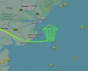Pilot Traces Bin Shape in Sky Ahead of Clacton Byelection
