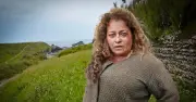 Poldark star Beatie Edney catches fire in kitchen accident