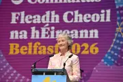 President Connolly opens Belfast Fleadh hailing music's universality