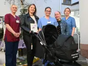 Privacy pram donated to Wishaw hospital after baby loss