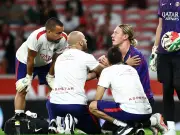 PSG keeper Matyev Safonov hurt in bizarre warm-up collision