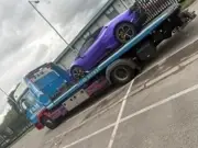 Purple Lamborghini seized by police under new anti-social driving laws
