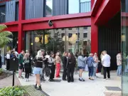 Queues and emotional scenes as Stockport's Weir Mill opens to public