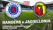 Rangers vs Jagiellonia LIVE: McInnes chases first win in Europa League crunch