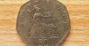 Rare 50p coin sells for 230 times face value on eBay