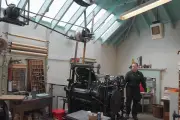 Rare Victorian printing press restored at Robert Smail's