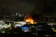 Recycling facility fire in Deptford under control but severely damaged
