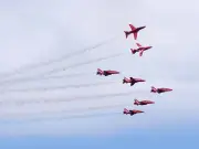 Red Arrows 2026 UK display schedule revealed in interactive map