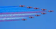 Red Arrows stay in Canada as bad weather delays crossing