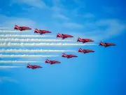 Red Arrows to fly over Greater Manchester this weekend in special appearance
