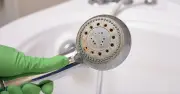 Remove shower limescale with one simple kitchen item, no chemicals needed