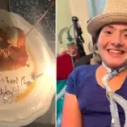 Restaurant apologises after 'wheelchair' written on birthday dessert