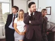 Ricky Gervais supports Lucy Davis after incurable cancer news