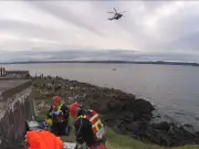 RNLI rescues four at punk festival on Firth of Forth island