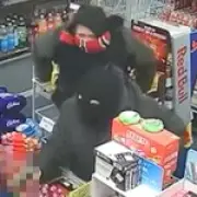 Robbers bicker in fake Scouse accents during shop raid