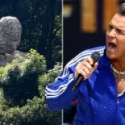 Robbie Williams' 60ft robot statue terrifies Wiltshire locals