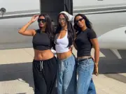 Rochelle Humes marks sister's 30th in Ibiza, fans say 'insane' genes