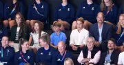 Royal Children Join Kate and William at Commonwealth Netball